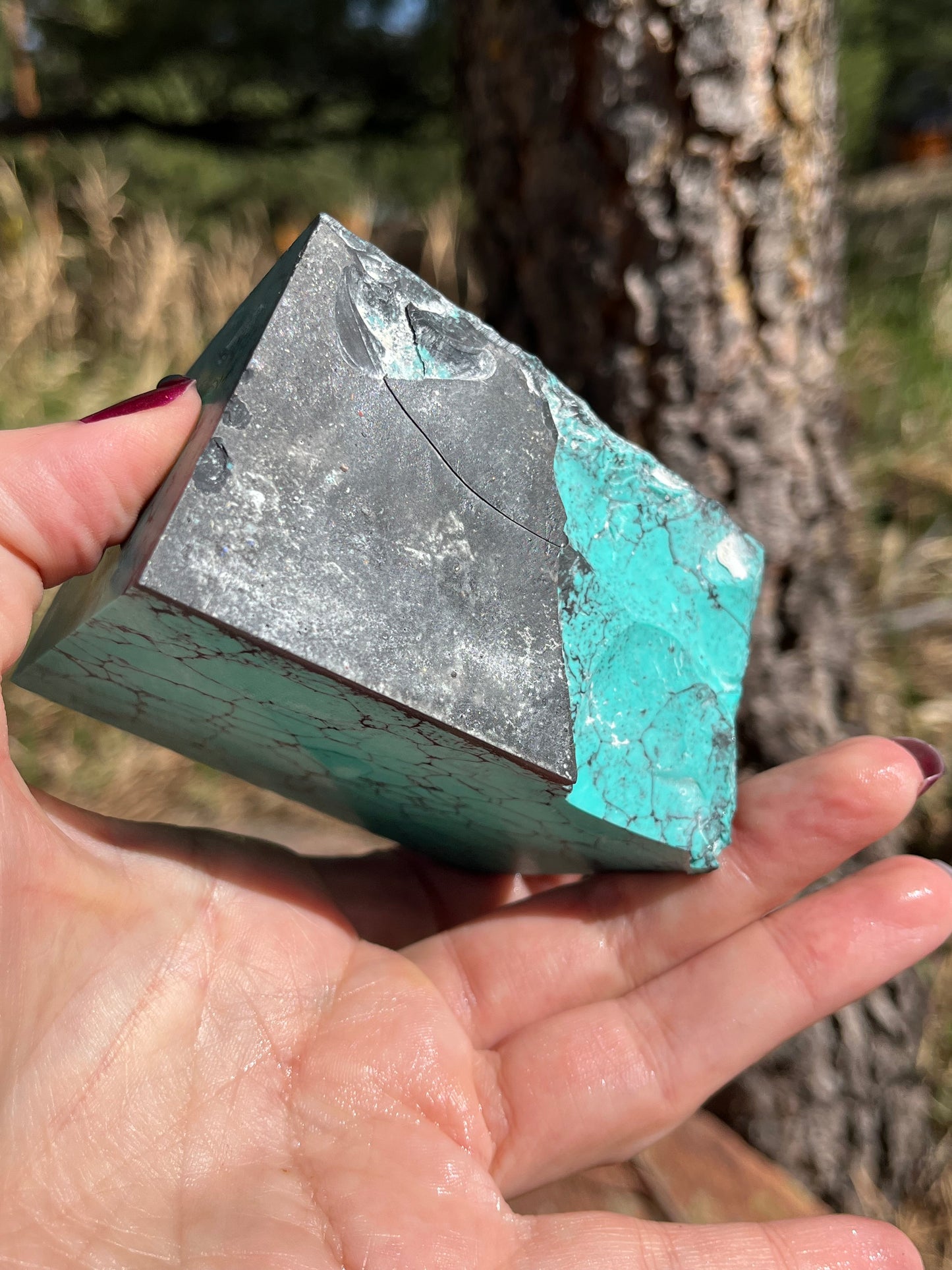 Composite turquoise rough lapidary supplies