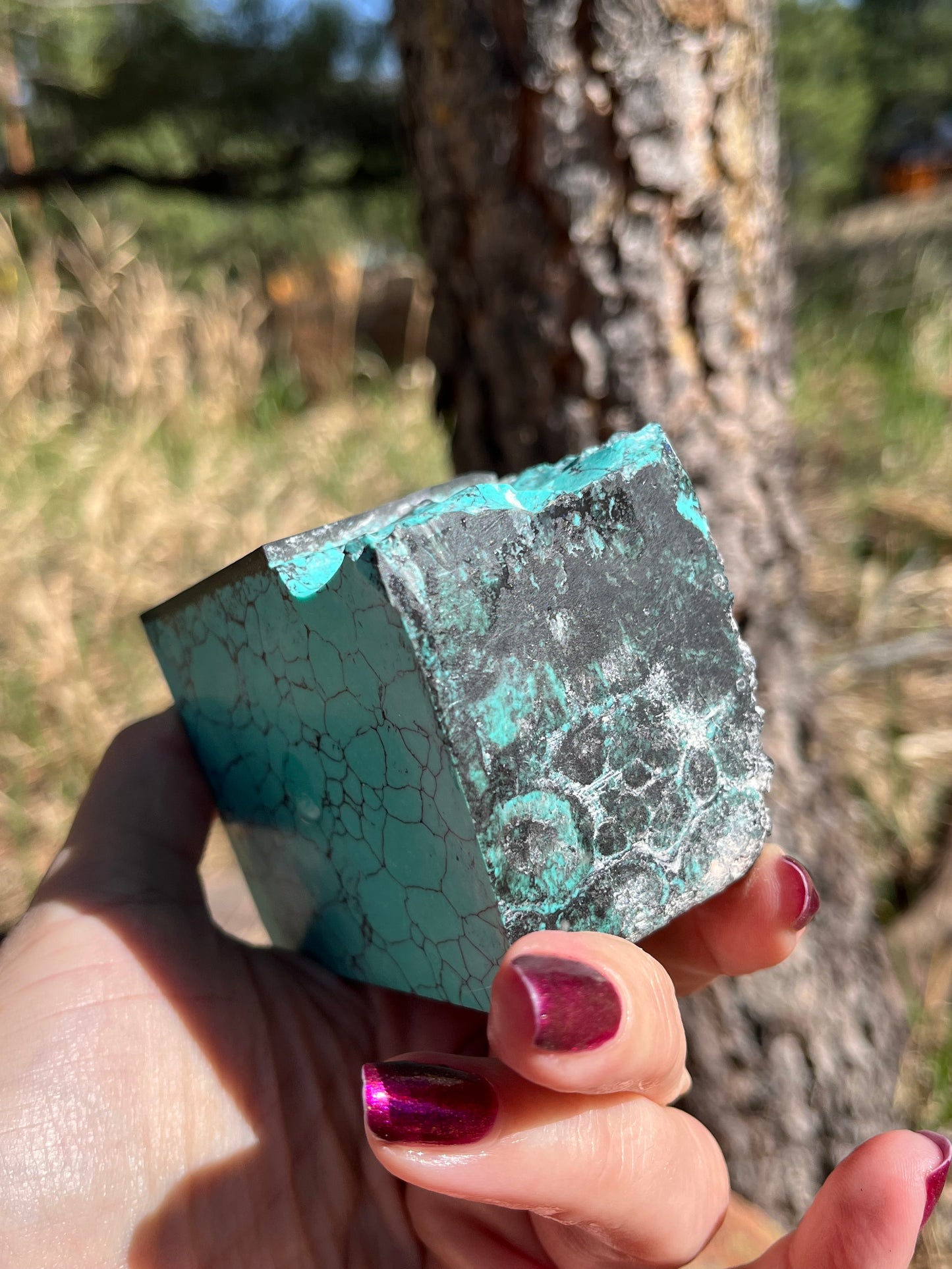 Composite turquoise rough lapidary supplies