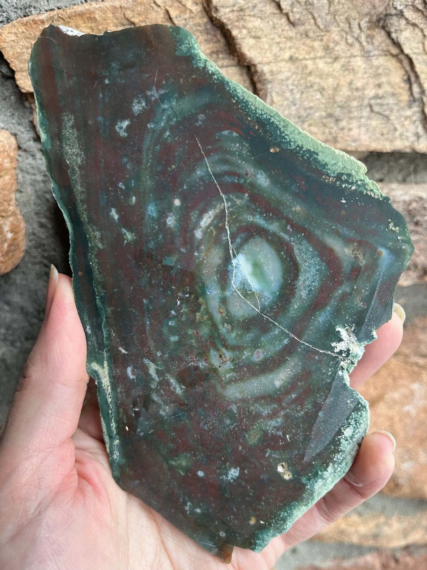Bloodstone stone lapidary slab supplies