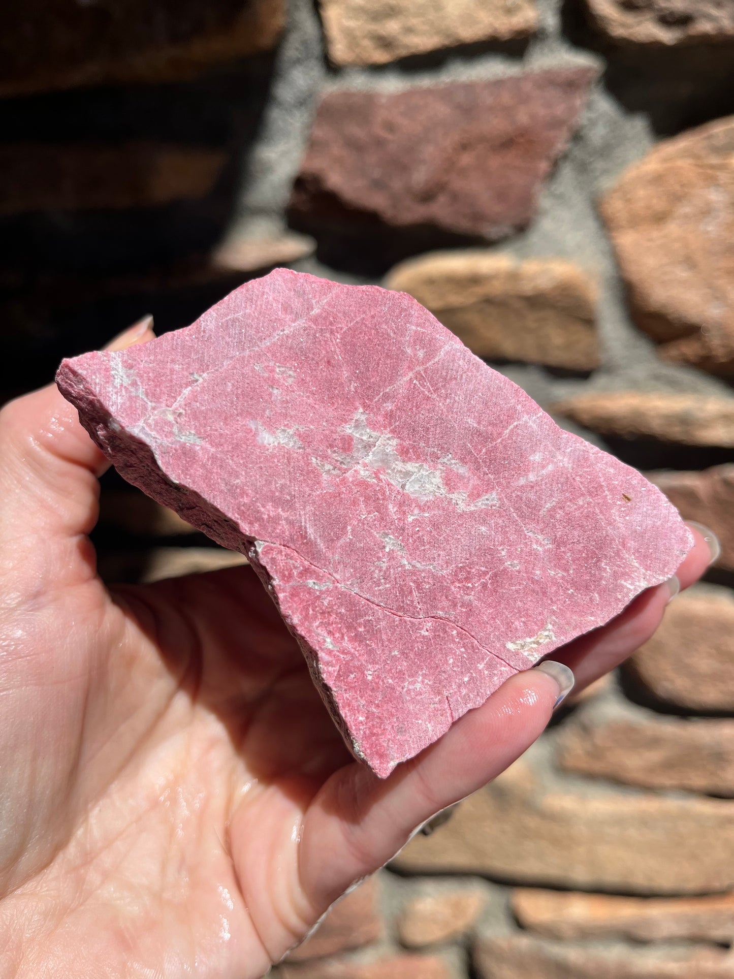 Thulite Rough for Lapidary art stone