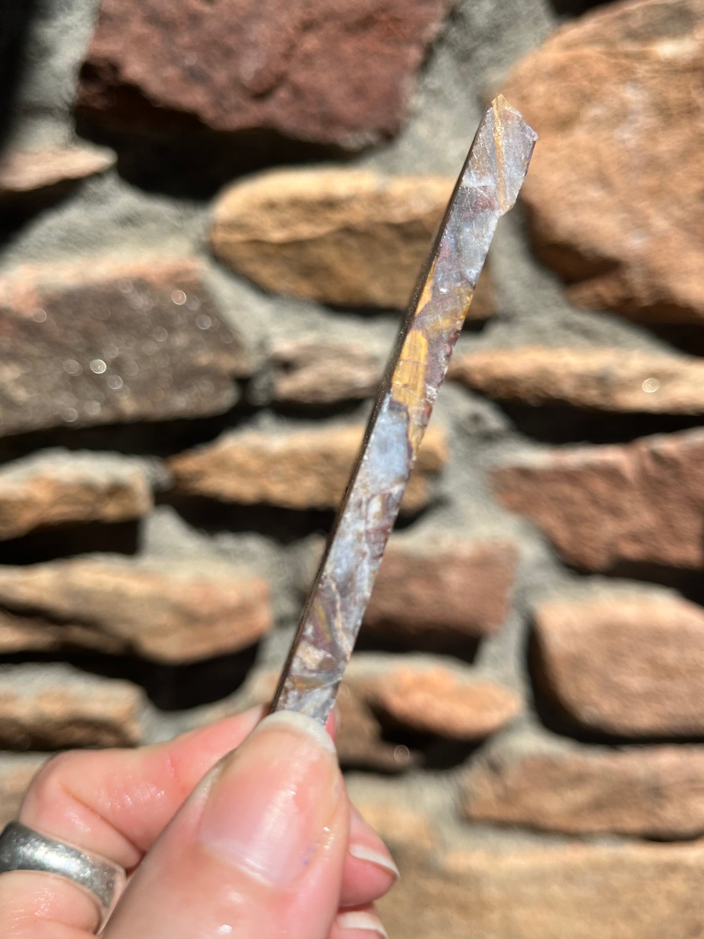 Old stock Pietersite Gold lapidary slab stone