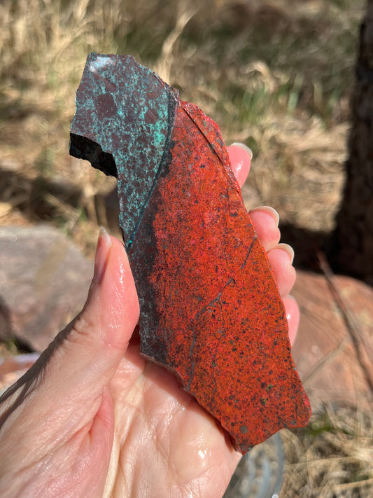 Sonora Sunrise chrysocolla cuprite stone lapidary supplies