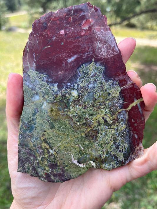 Dragonsblood Jasper Lapidary Slab stone
