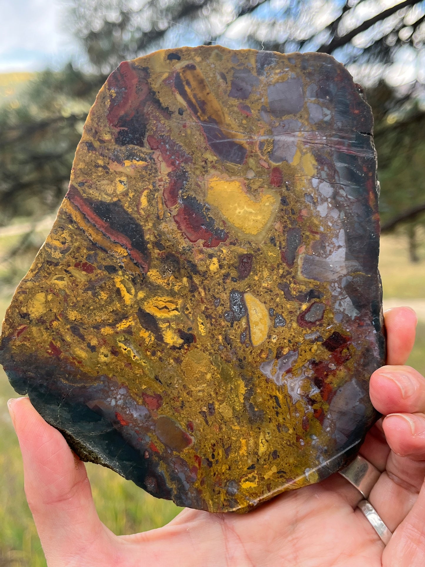 Moroccan Agate Lapidary Slab supplies stone