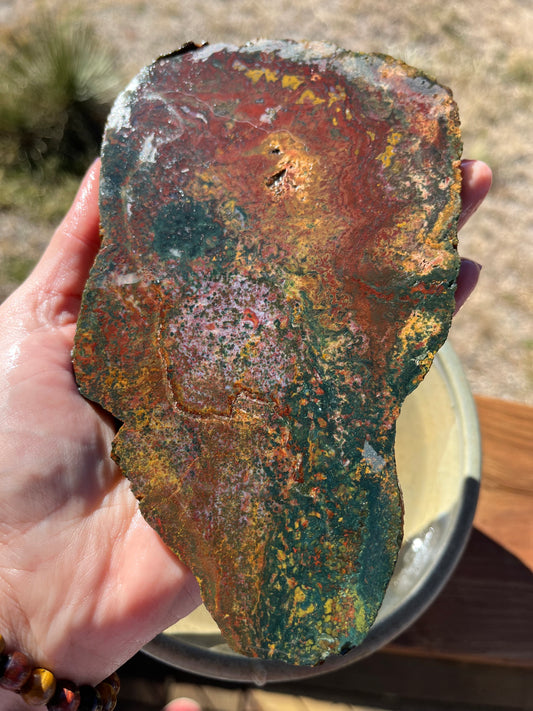 River Jasper stone slab lapidary supplies