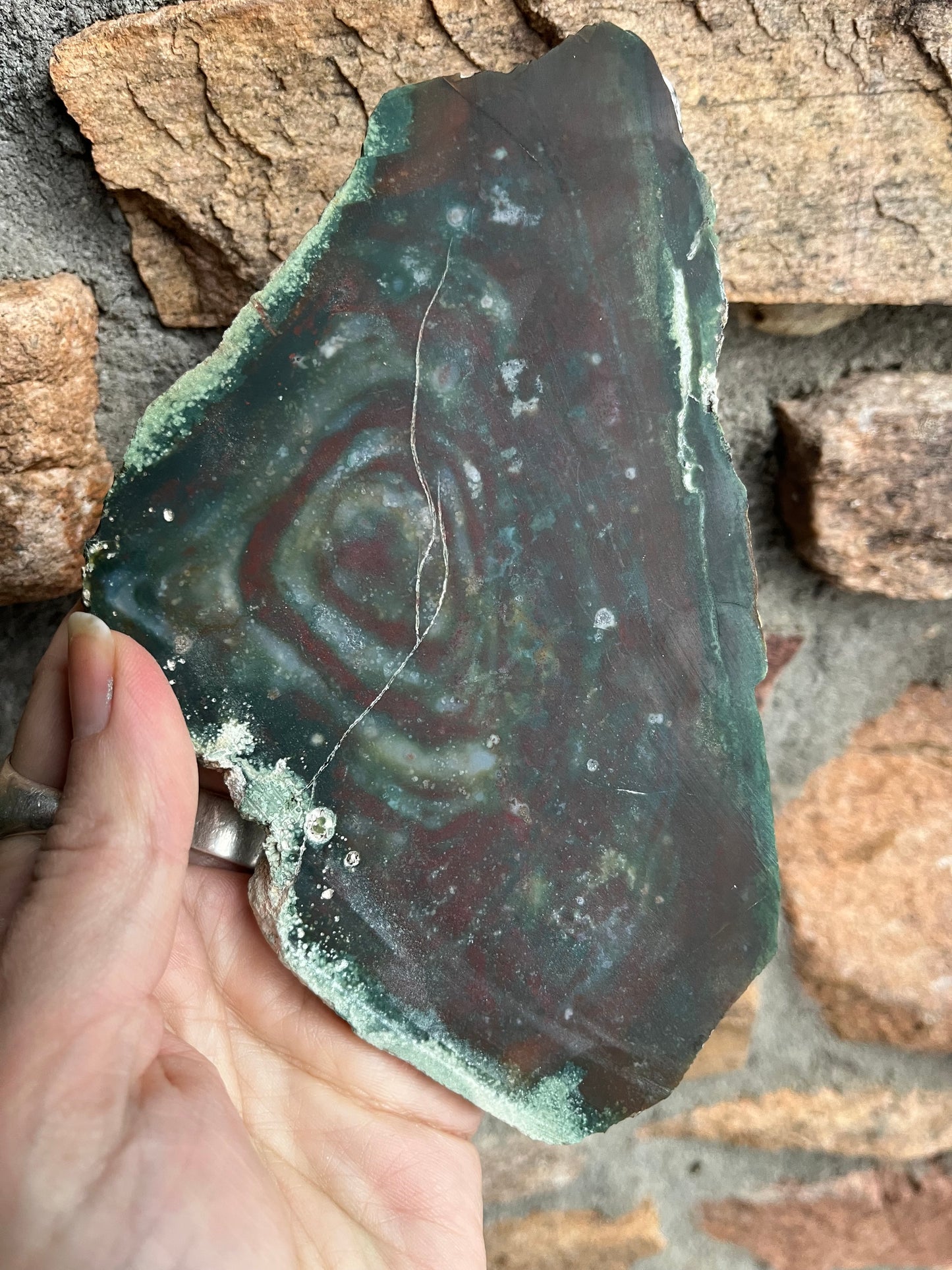 Bloodstone stone lapidary slab supplies
