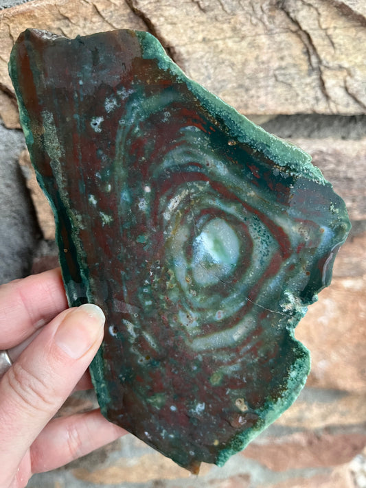 Bloodstone stone lapidary slab supplies