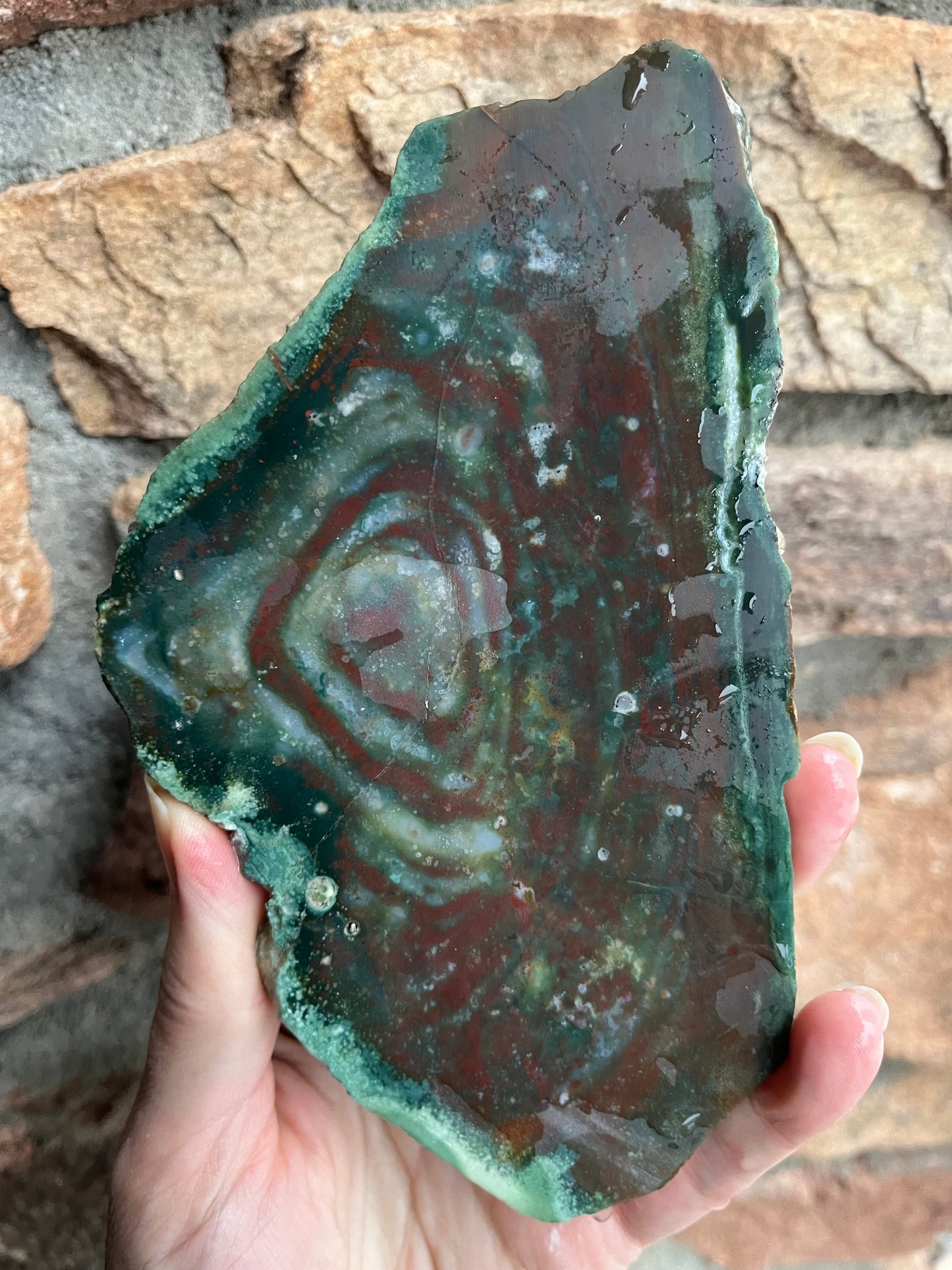 Bloodstone stone lapidary slab supplies