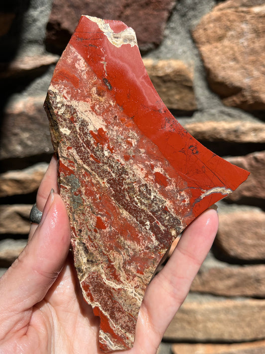 Red Jasper stone slab lapidary supplies
