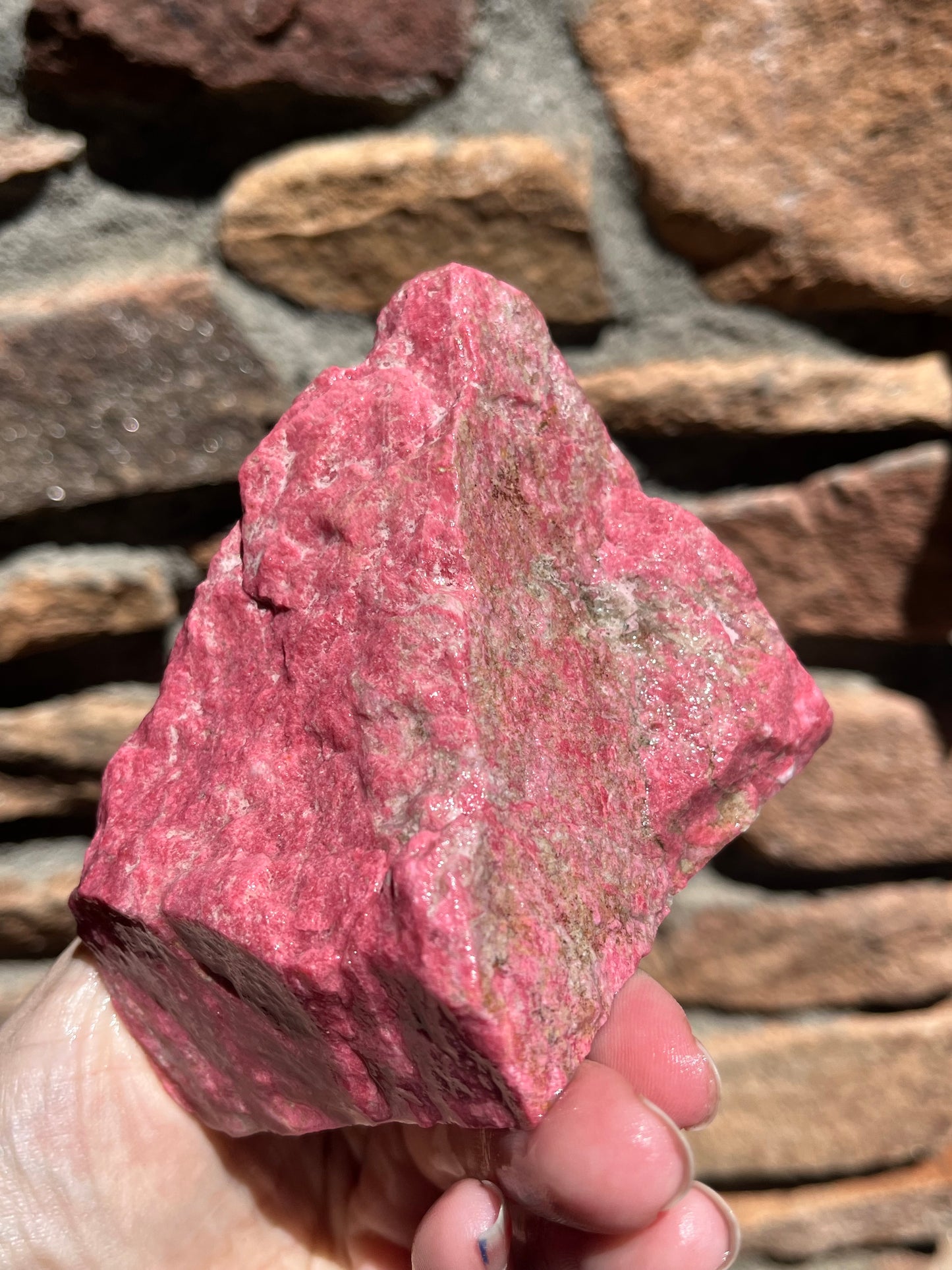 Thulite Rough for Lapidary art stone