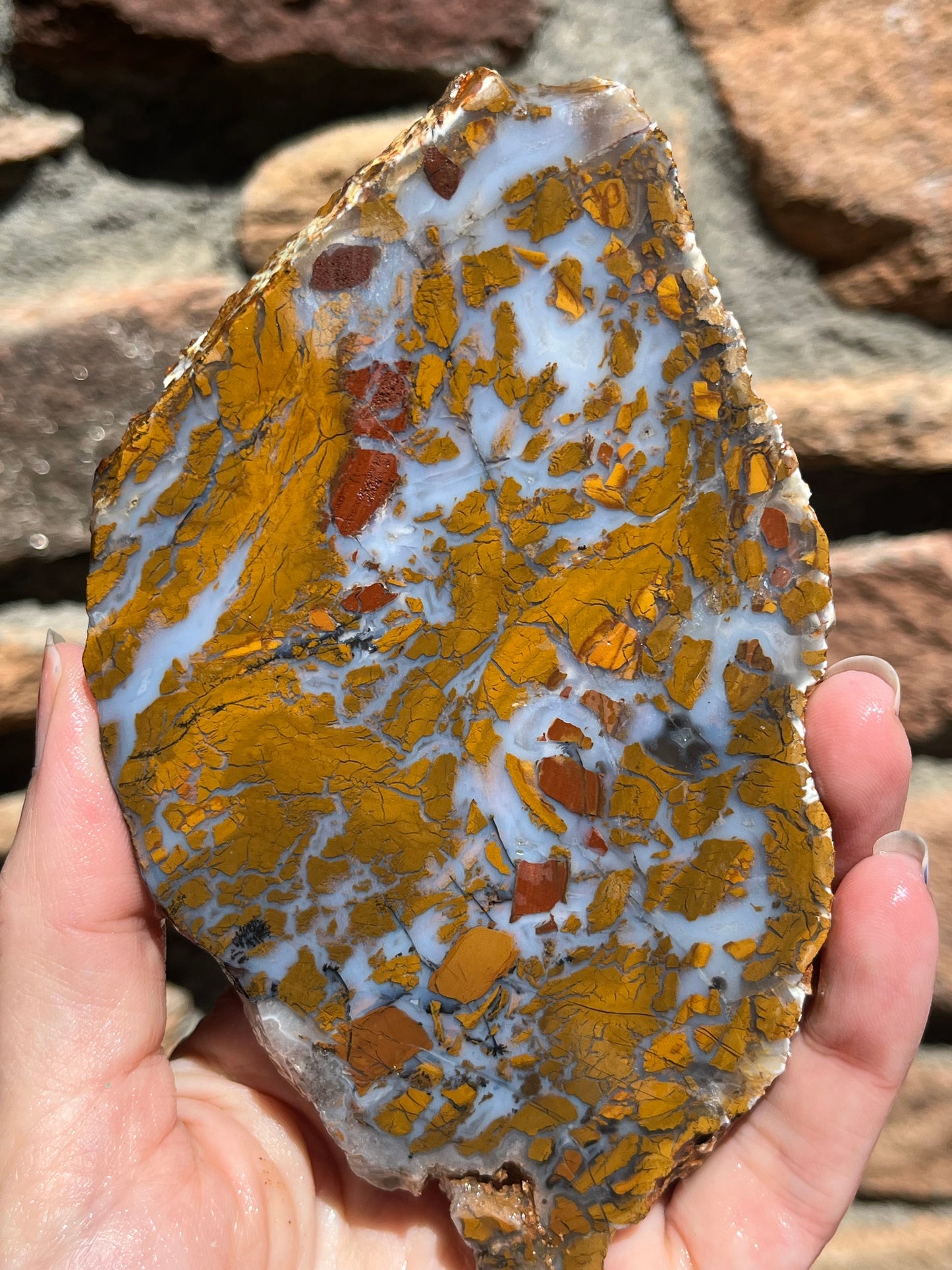 Indonesian Stone Canyon Lapidary slab supplies