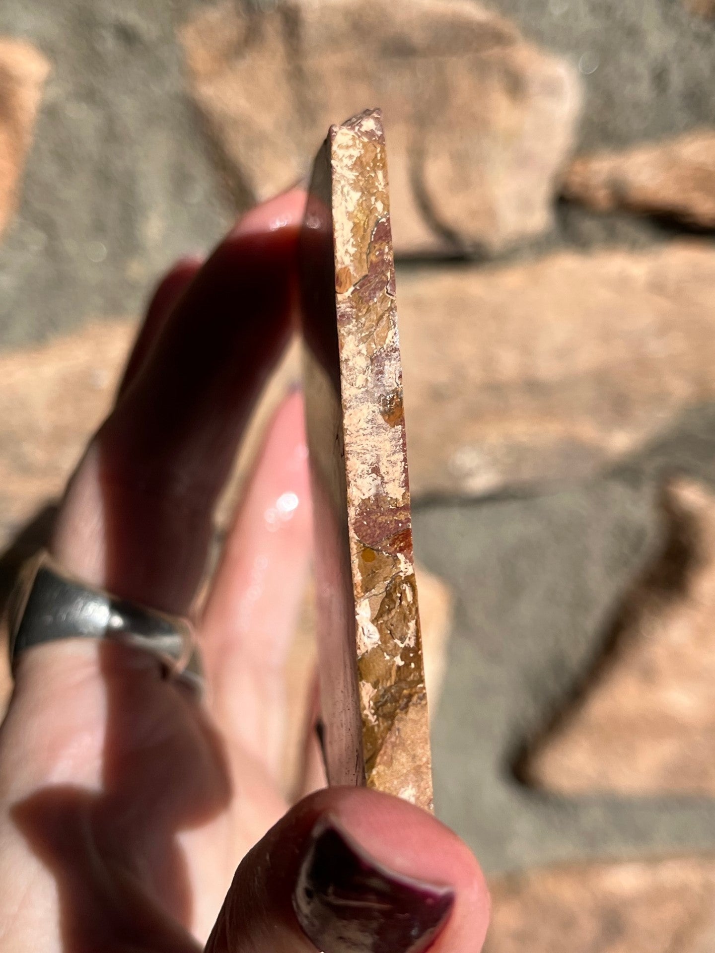 Noreena Jasper lapidary stone slab natural